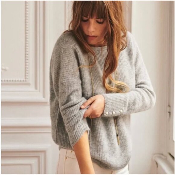 Sezane Gray Sweater - Picture 14 of 14